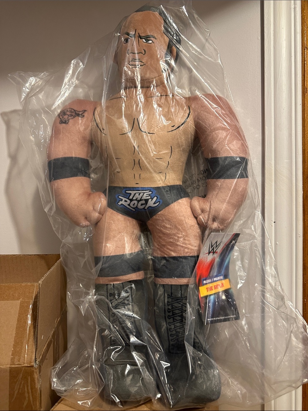 WWE The Rock 23 “  Plush Figure